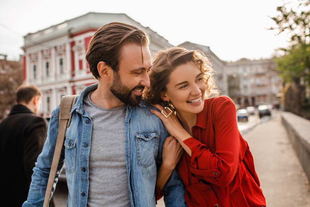 couple that met each other on dating site