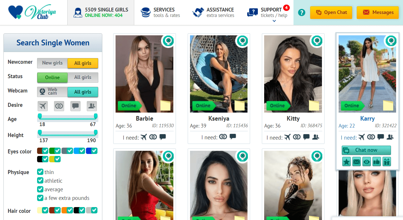 Brazilian dating on Victoriyaclub