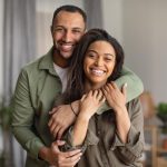 man and his Latina wife