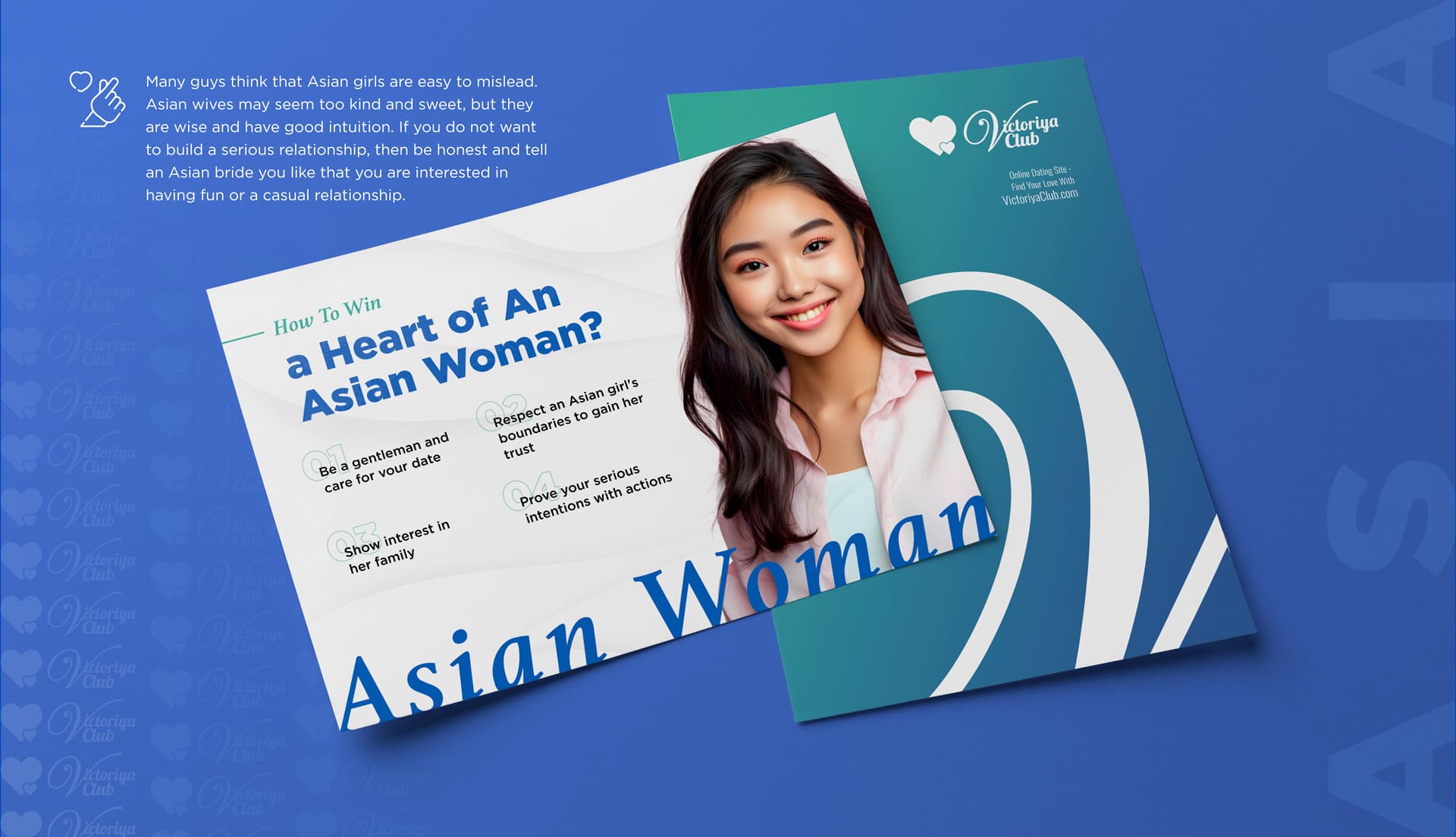 How to win a heart of Asian woman?
