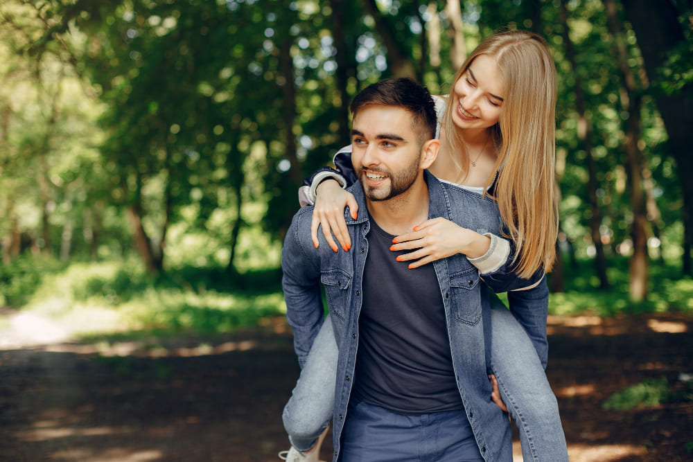 Western man and Slovenian woman