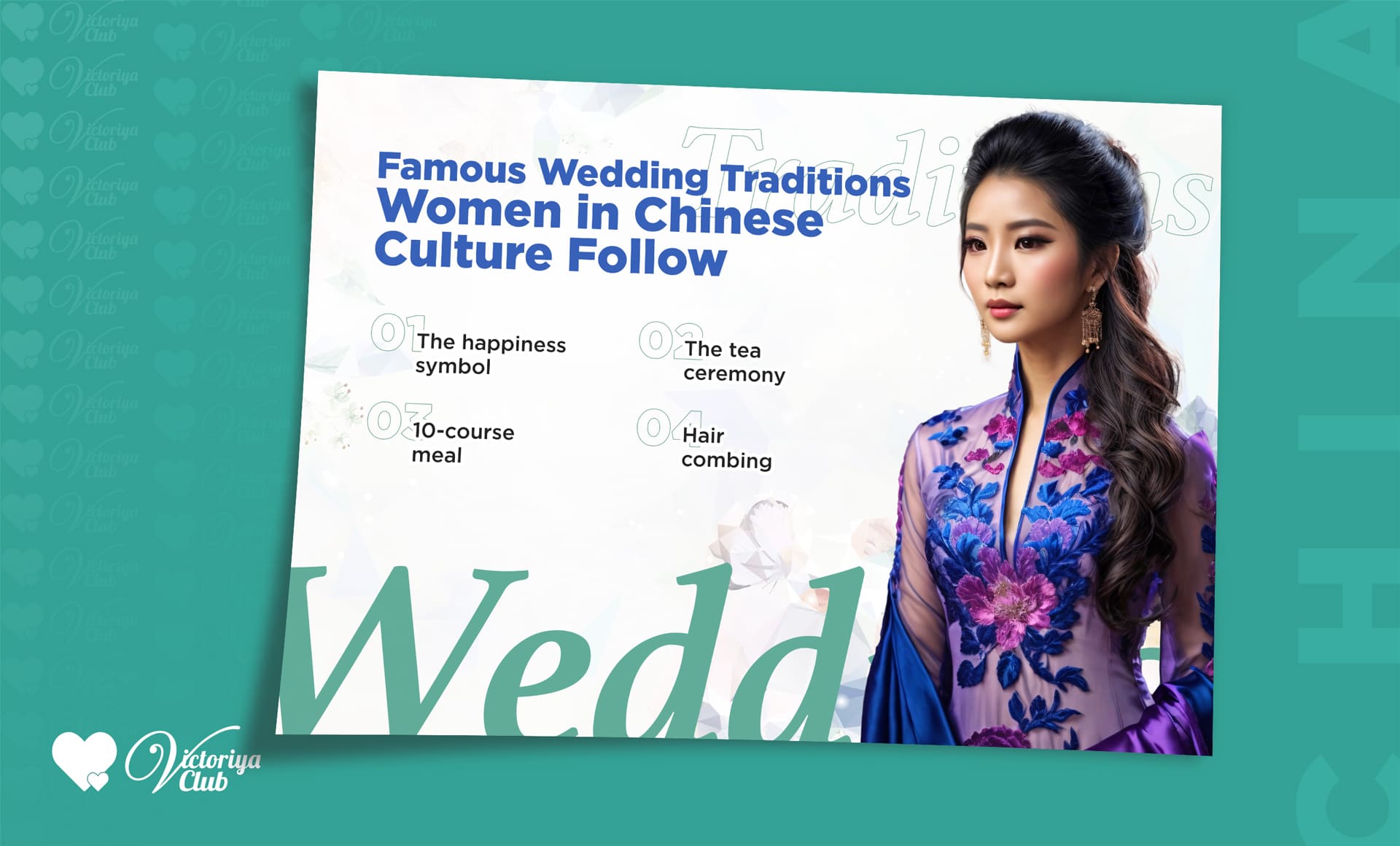 Famous Wedding Traditions Women in Chinese Culture Follow