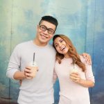 loving Japanese couple