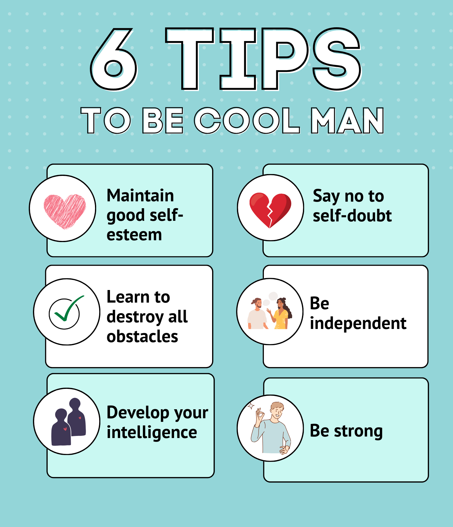 how to be a cool man